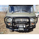 Силовой передний бампер RUBICON-6 с увеличенным трубным кенгурином на УАЗ-452, 3303, 39094