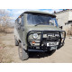 Силовой передний бампер RUBICON-6 с увеличенным трубным кенгурином на УАЗ-452, 3303, 39094
