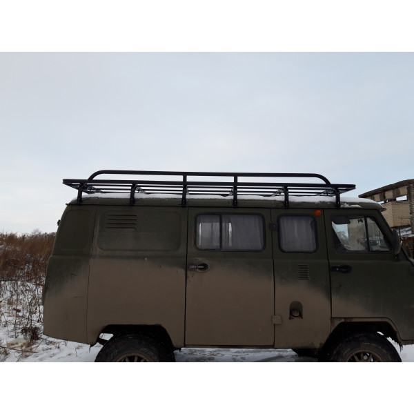 Экспедиционный багажник Экспедиция пролётный на УАЗ 452 /12 опор 3.20 м
