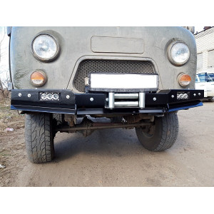 Силовой передний бампер RUBICON на УАЗ-452, 3303, 39094