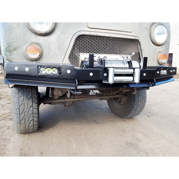Силовой передний бампер RUBICON на УАЗ-452, 3303, 39094