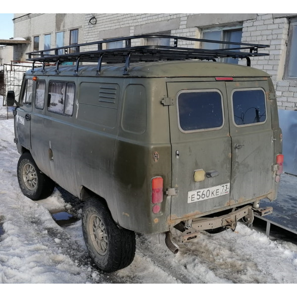 Багажник Хищник корзина на УАЗ 452 / 12 опор 3м