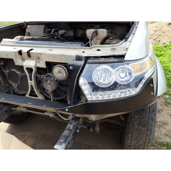 Силовой передний бампер RUBICON с кенгурином на УАЗ Патриот, Пикап, Карго